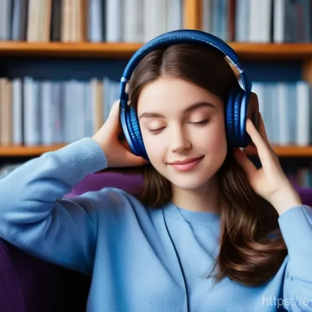 공간음향 디자인의 비즈니스 모델 - **Prompt 1: Immersive Musical Journey**
"A young woman, aged 20s, with short, wavy brown hair, s...